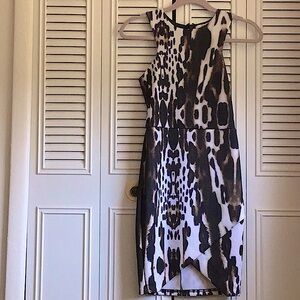 Bar III brown scuba dress